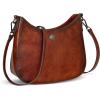 image:imageIswee Brown Shoulder Bag Vintage Crossbody Purses for Women Versatile Handbag with Extra Boho Shoulder Strap