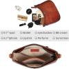 image:imageIswee Brown Shoulder Bag Vintage Crossbody Purses for Women Versatile Handbag with Extra Boho Shoulder Strap
