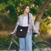 image:imageIswee Canvas Tote Bag with Zipper Multi Pockets Tote Purse for Women Fashion Crossbody Tote Shoulder Bag Handbag Everyday BagCoffee