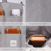 image:imageIswee Canvas Tote Bag with Zipper Multi Pockets Tote Purse for Women Fashion Crossbody Tote Shoulder Bag Handbag Everyday BagGray
