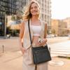 image:imageIswee Crossbody Bag for Women Leather Purses Fashion Designer HandbagsDark Brown Lychee Grain