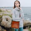 image:imageIswee Crossbody Bag for Women Leather Purses Fashion Designer HandbagsLarge Brown
