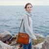 image:imageIswee Crossbody Bag for Women Leather Purses Fashion Designer HandbagsLarge Brown