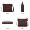 image:imageIswee Crossbody Bag for Women Leather Purses Fashion Designer HandbagsLarge Coffee