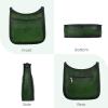 image:imageIswee Crossbody Bags for Women Genuine Leather Purses Vintage Shoulder Handbags Travel Cross Body Bag with Boho StrapGreen