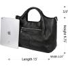 image:imageIswee Designer Handbags Stylsih Leather Crossbody Purse for Women and Silk Scarf Neck Satin Purse Decor
