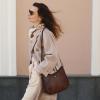 image:imageIswee Genuine Leather Crossbody Bags for Women Vintage Purse Womens Shoulder Handbags