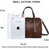 image:imageIswee Genuine Leather Purses for Women Designer Hobo Crossbody Bag Satchel Handbags Top Handle Purses for TravelCoffee