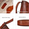image:imageIswee Genuine Leather Purses for Women Hobo Crossbody Bags Womens Shoulder HandbagsDark Browns