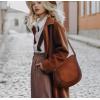image:imageIswee Genuine Leather Purses for Women Hobo Crossbody Bags Womens Shoulder HandbagsDark Browns