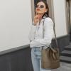image:imageIswee Genuine Leather Purses for Women Shoulder Handbags Designer Hobo Crossbody Purse Top Handle PurseElephant Gray