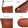 image:imageIswee Genuine Leather Purses for Women Vintage Crossbody Bag Womens Shoulder Handbags Designer Hobo Purse