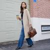 image:imageIswee Genuine Leather Satchel Tote Bag Top Handle Handbag Designer Shoulder Bag Large Capacity Cross Body BagCoffee