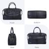 image:imageIswee Genuine Leather Satchel Tote Bag Top Handle Handbag Designer Shoulder Bag Large Capacity Cross Body BagNavy Blue