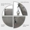 image:imageIswee Genuine Leather Shoulder Bags Purses and Handbags for Women Satchel Designer Cross Body Hobo Medium Size ToteGray