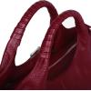 image:imageIswee Genuine Leather Shoulder Bags Purses and Handbags for Women Satchel Designer Cross Body Hobo Medium Size ToteWine