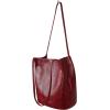 image:imageIswee Genuine Leather Tote Bucket Bags Hobo Shoulder Bags Purse and Handbags for Women TrendyWinelichee