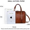 image:imageIswee Leather Crossbody Bag for Women Medium Top Handle Shoulder Purse with Boho Guitar Strap