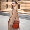 image:imageIswee Leather Crossbody Bags for Women Multi Pockets Medium Shoulder Bag Lightweight Functional Travel PurseBrown