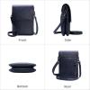 image:imageIswee Leather Crossbody Bags for Women RFID Blocking Cell Phone Purse Small AntiTheft Zippered with Card slotsNavy Blue