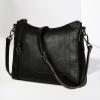 image:imageIswee Leather Crossbody Bags for Women Shoulder Purse Medium Hobo Genuine Leather Satchel Purses and HandbagsBlack
