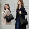 image:imageIswee Leather Crossbody Bags for Women Shoulder Purse Medium Hobo Genuine Leather Satchel Purses and HandbagsBlack