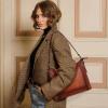 image:imageIswee Leather Crossbody Bags for Women Shoulder Purse Medium Hobo Genuine Leather Satchel Purses and HandbagsNavy Blue