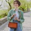 image:imageIswee Leather Crossbody Bags for Women Small Designer Shoulder Bag Hobo Purse Satchel Handbags with Two StrapsCoffee
