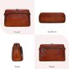 image:imageIswee Leather Crossbody Purses for Women Shoulder Handbags with Pockets Satchel Purse Stylish Cross Body Bag for TravelBrown