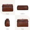 image:imageIswee Leather Crossbody Purses for Women Shoulder Handbags with Pockets Satchel Purse Stylish Cross Body Bag for TravelCoffee