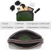 image:imageIswee Leather Purses for Women Small Cossbody Bags Multi Pockets Shoulder Purse Vintage Satchel Bag Daily Travel PursesGreen