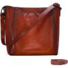 image:imageIswee Leather Purses for Women Tote Bag Designer Crossbody Bag Womens Shoulder Handbag Satchel Medium Work PursesBright Brown