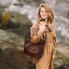 image:imageIswee Leather Purses for Women Tote Bag Designer Crossbody Bag Womens Shoulder Handbag Satchel Medium Work PursesCoffee