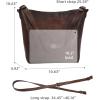 image:imageIswee Leather Purses for Women Tote Bag Designer Crossbody Bag Womens Shoulder Handbag Satchel Medium Work PursesCoffee