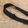 image:imageIswee Purse Scarf Silk Head Scarf for Women 56 Long Stain Neck Scarves for Women Lightweight Fashion HeadscarfBlack Solid