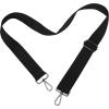 image:imageIswee Purse Scarf Silk Head Scarf for Women 56 Long Stain Neck Scarves for Women Lightweight Fashion HeadscarfBlack Solid