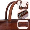 image:imageIswee Retro Leather Purse Tote Bag for Women Crossbody Purse and Handbags Shoulder Bags Large Top Handle Satchel BagsBrown