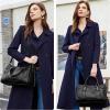 image:imageIswee Satchel Bags for Women Genuine Shoulder Bag Leather Handbags Hobo Crossbody Bags Vintage Purse Tote BagBlack