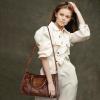 image:imageIswee Satchel Bags for Women Genuine Shoulder Bag Leather Handbags Hobo Crossbody Bags Vintage Purse Tote BagI19004coffee