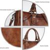 image:imageIswee Satchel Bags for Women Genuine Shoulder Bag Leather Handbags Hobo Crossbody Bags Vintage Purse Tote BagI19004coffee