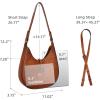 image:imageIswee Shoulder Purses Vintage Satchel Bag for Women Hobo Handbag Straps Crossbody Long Shoulder Strap