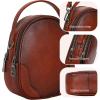 image:imageIswee Small Crossbody Bags for Women Travel Leather Shoulder Bag Mini Purses and Handbags Designer Satchel Ladies Hand BagBrown