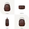 image:imageIswee Small Crossbody Bags for Women Travel Leather Shoulder Bag Mini Purses and Handbags Designer Satchel Ladies Hand BagCoffee