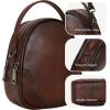image:imageIswee Small Crossbody Bags for Women Travel Leather Shoulder Bag Mini Purses and Handbags Designer Satchel Ladies Hand BagCoffee