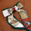 image:imageIswee Womens Genuine Leather Handbag Fashion Shoulder Bags and Silk Scarf Bag Decor Purse Scarf