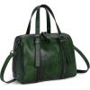 image:imageIswee Genuine Leather Purses for Women Designer Hobo Crossbody Bag Satchel Handbags Top Handle Purses for TravelGreen