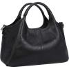 image:imageIswee Genuine Leather Shoulder Bags Purses and Handbags for Women Satchel Designer Cross Body Hobo Medium Size ToteBlack