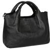image:imageIswee Genuine Leather Top Handle Purse Satchel Bag Designer Shoulder Bag Tote Ladies Crossbody Bag for WomenBlack