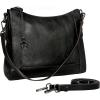 image:imageIswee Leather Crossbody Bags for Women Shoulder Purse Medium Hobo Genuine Leather Satchel Purses and HandbagsBlack