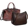 image:imageIswee Leather Shoulder Bag Genuine Leather Purse Cross Body Bag Satchel Handbag